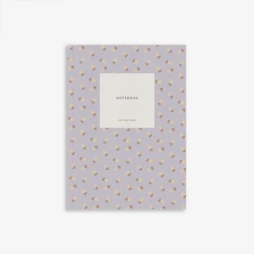 Small Notebook Flower Lavender
