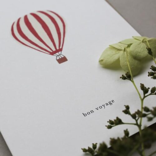 Hot Air Balloon (Bon Voyage) Greeting Card