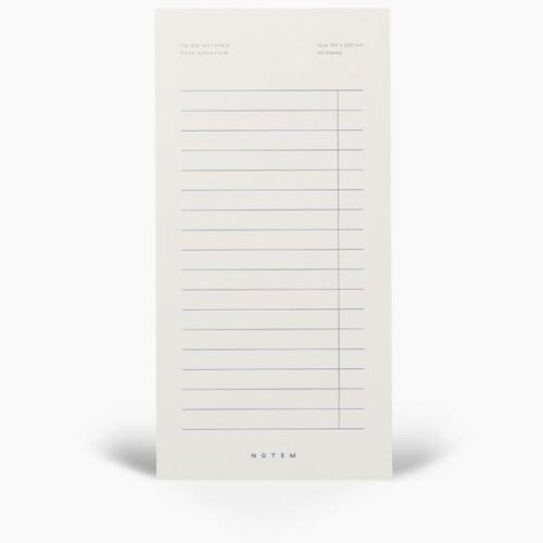 To Do Notepad – White and blue