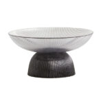 Bowl w/ Vase Black/Grey