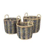 Seagrass Baskets w/ Tapestry