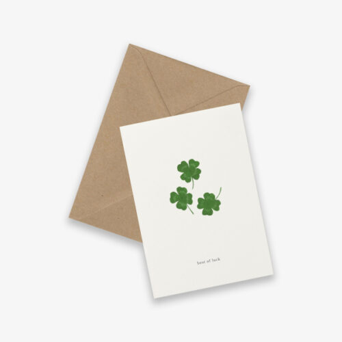 Clover (Best Of Luck) Greeting Card