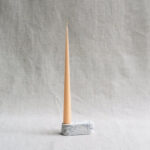 Candleholder Marble White/Black