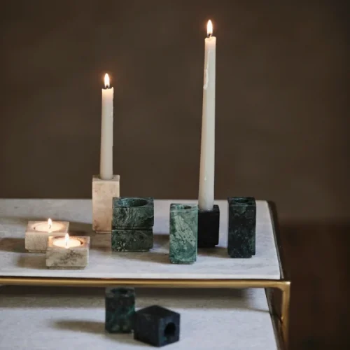 Sand Marble Candle Holder