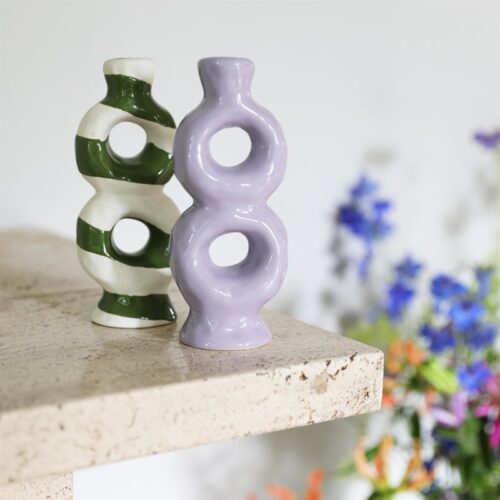 Candle Holder Loop Lilac